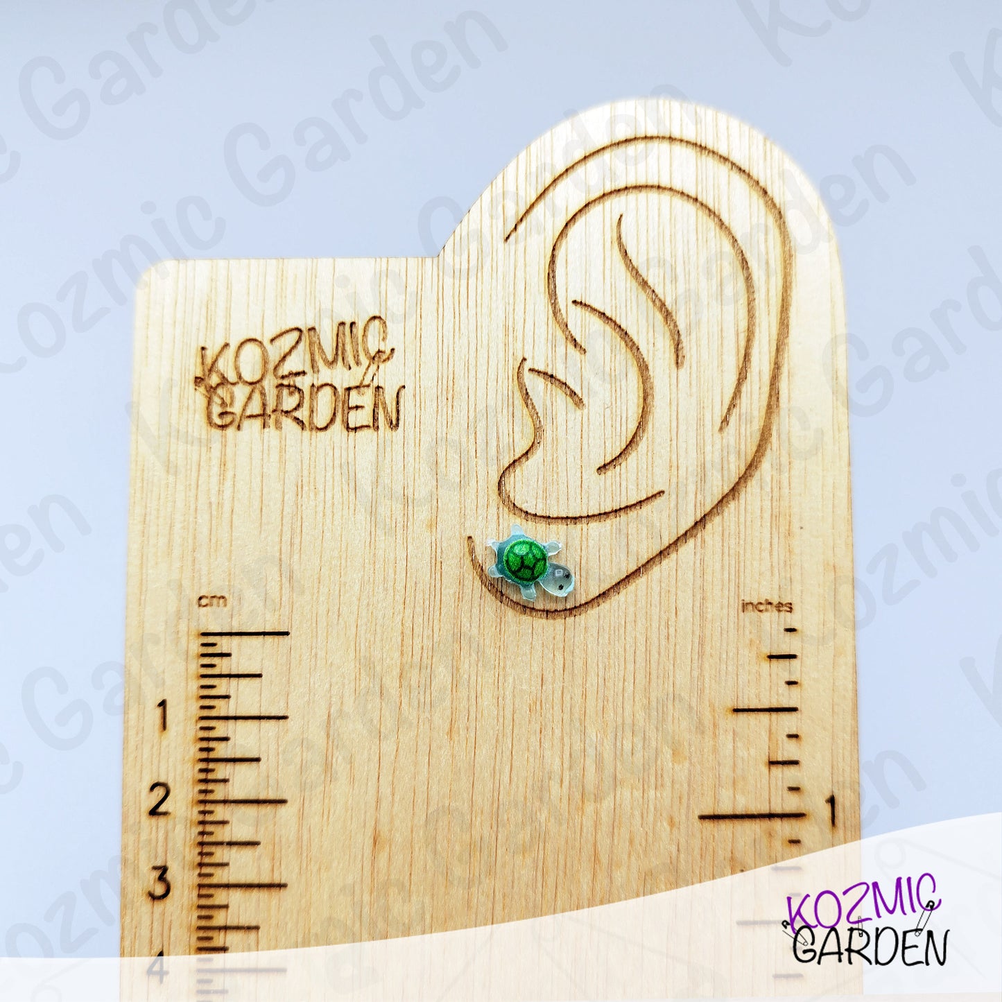 Tiny Turtle Stud Earrings – Mini Turtle Earrings – Animal Jewellery