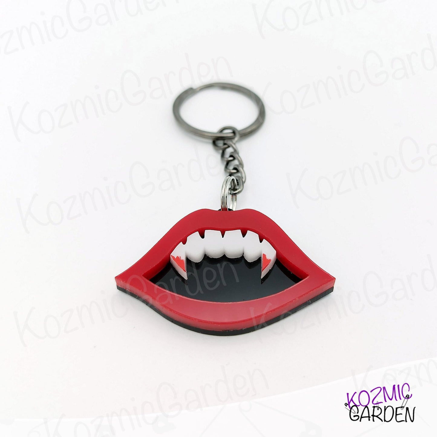 Vampire Fangs Keychain – Never Forget Your Crypt Keys!