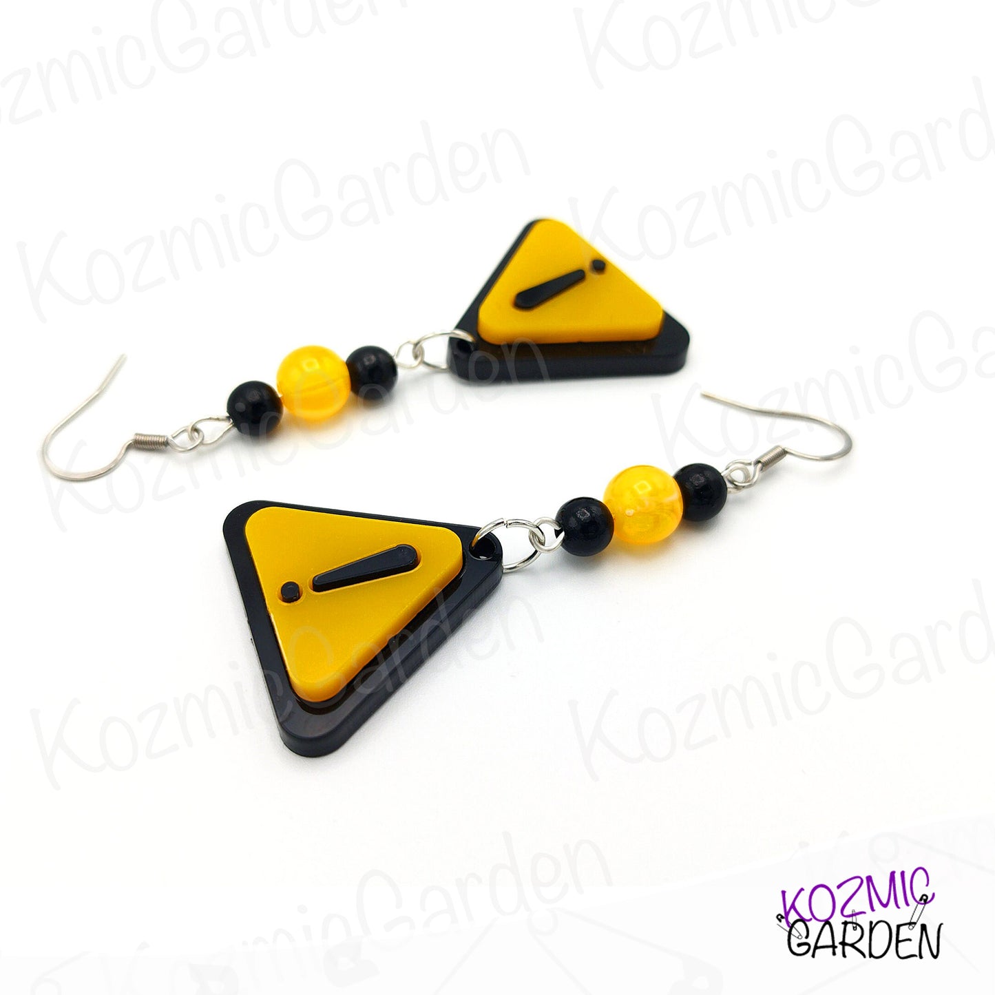 WARNING SIGN EARRINGS | Dare to stand out!