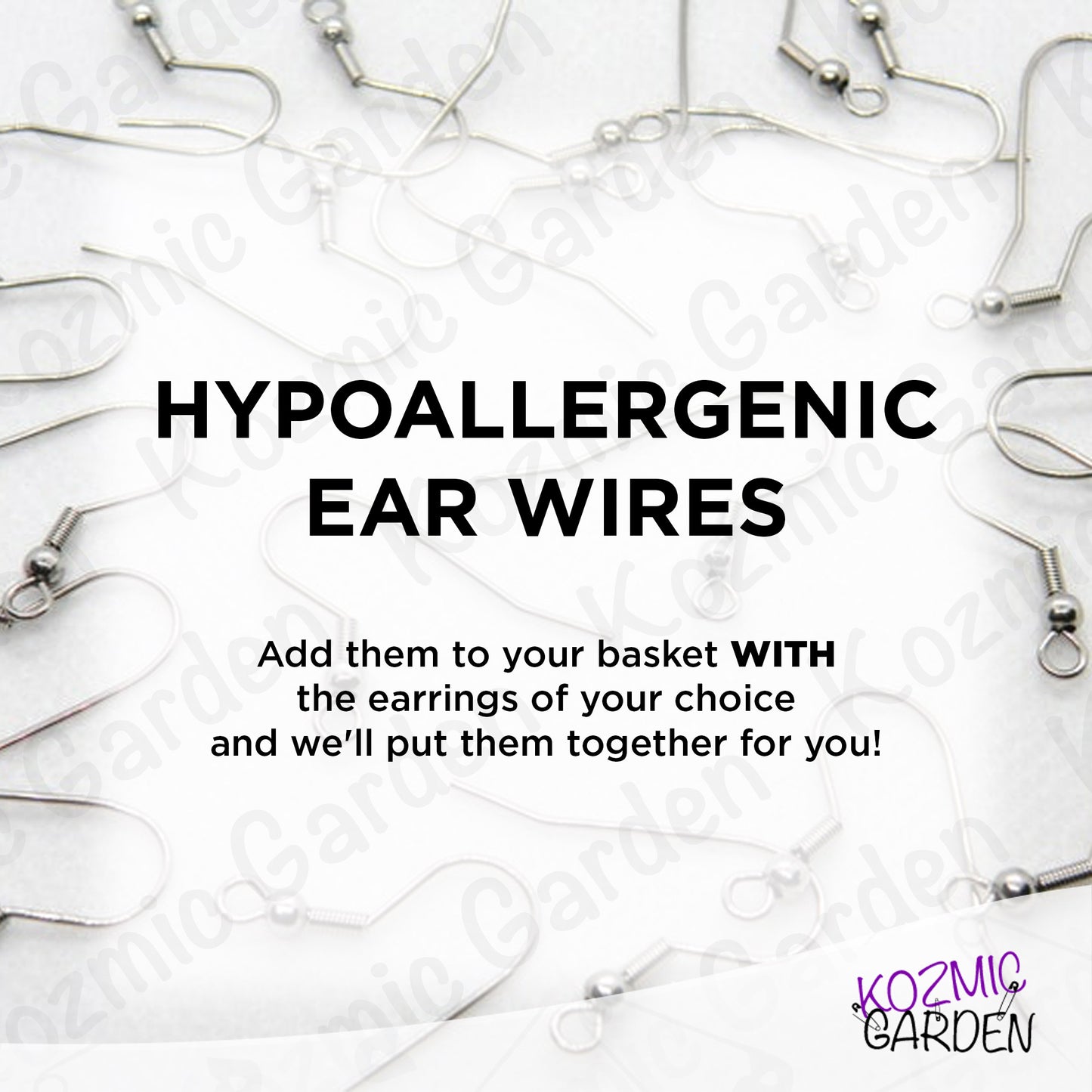 HYPOALLERGENIC EAR WIRES – Stainless Steel Fish Hooks | Silicone Fish Hooks | 925 Silver Hooks