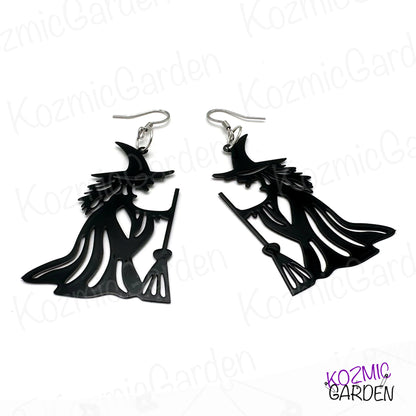 BLACK WITCH EARRINGS | Cast a Spell with Style!