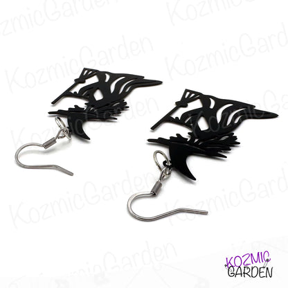 BLACK WITCH EARRINGS | Cast a Spell with Style!