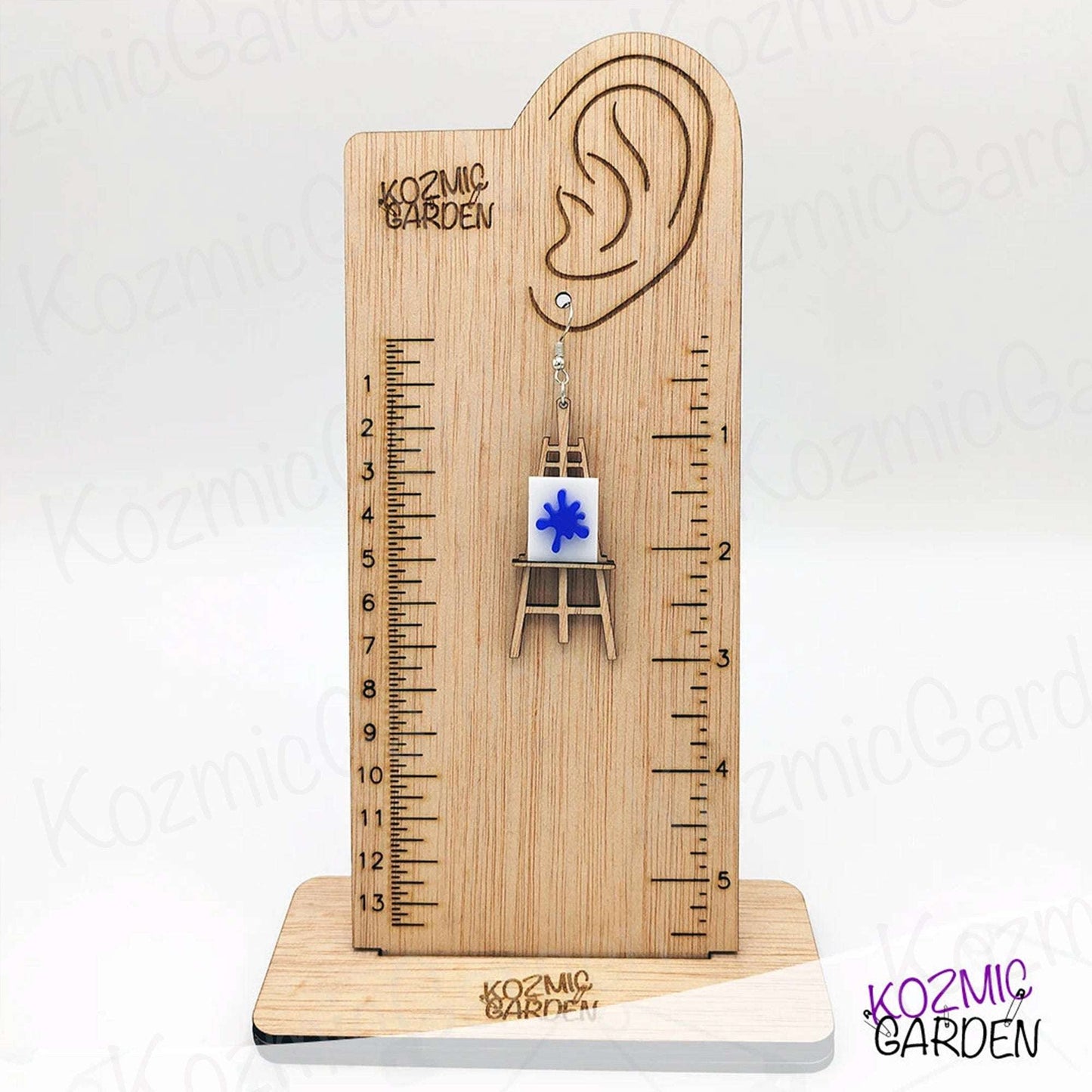 WOOD EASEL EARRINGS | Let Your Imagination Go Wild!