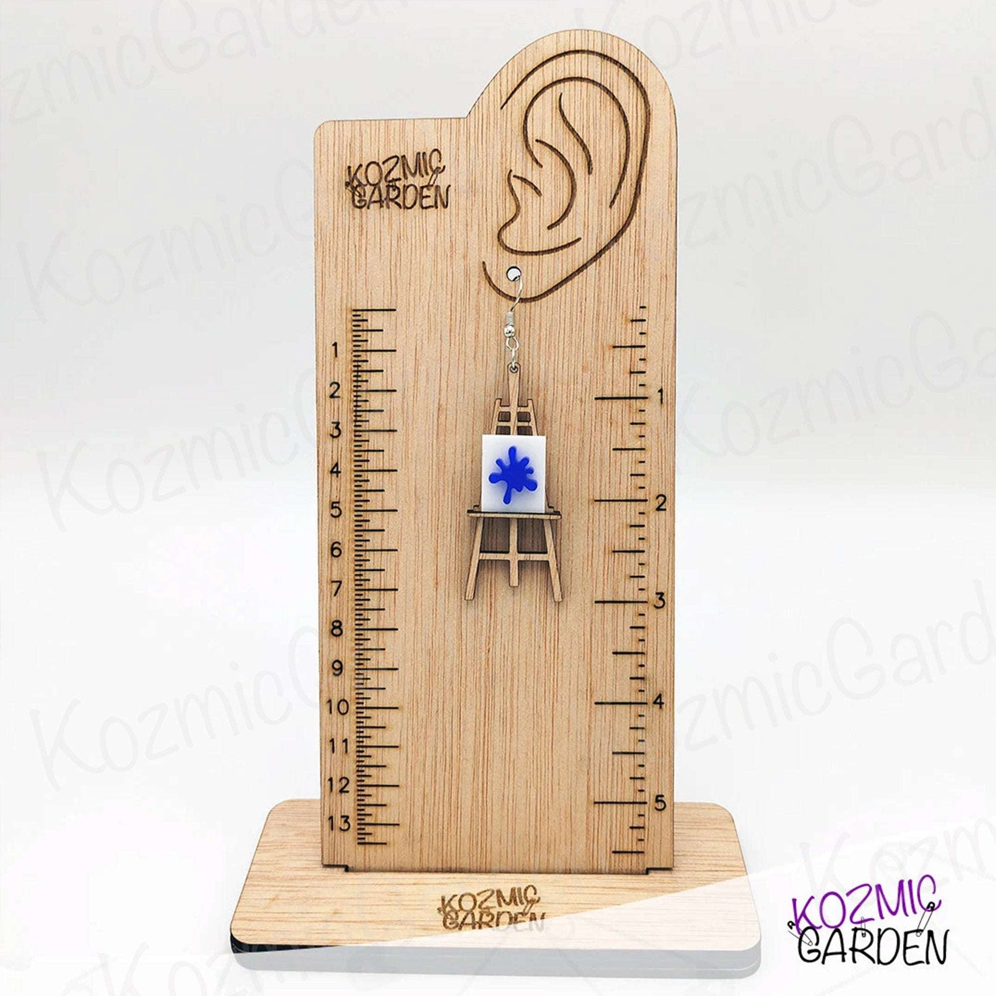 WOOD EASEL EARRINGS | Let Your Imagination Go Wild!