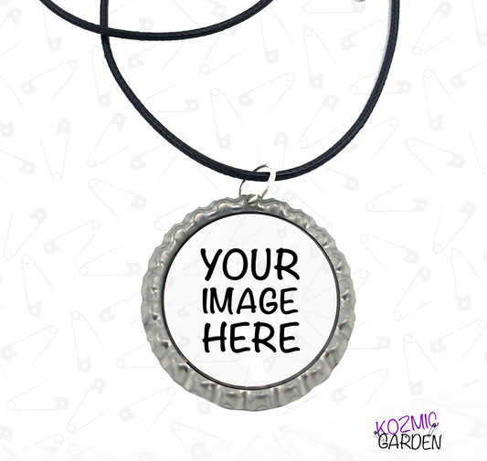 CUSTOM BOTTLE CAP PENDANT | Encapsulate your favourite person!