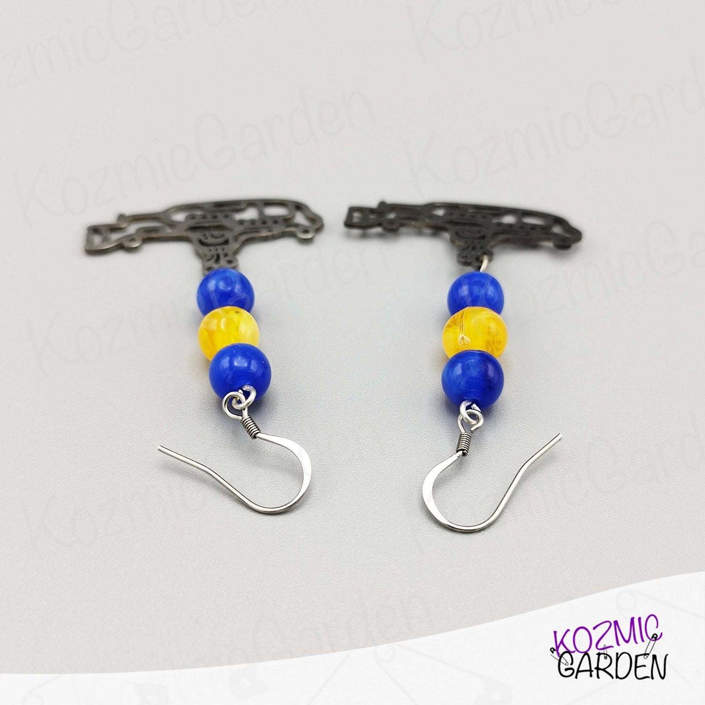 YELLOW SUBMARINE EARRINGS | Cut the cable, drop the cable!