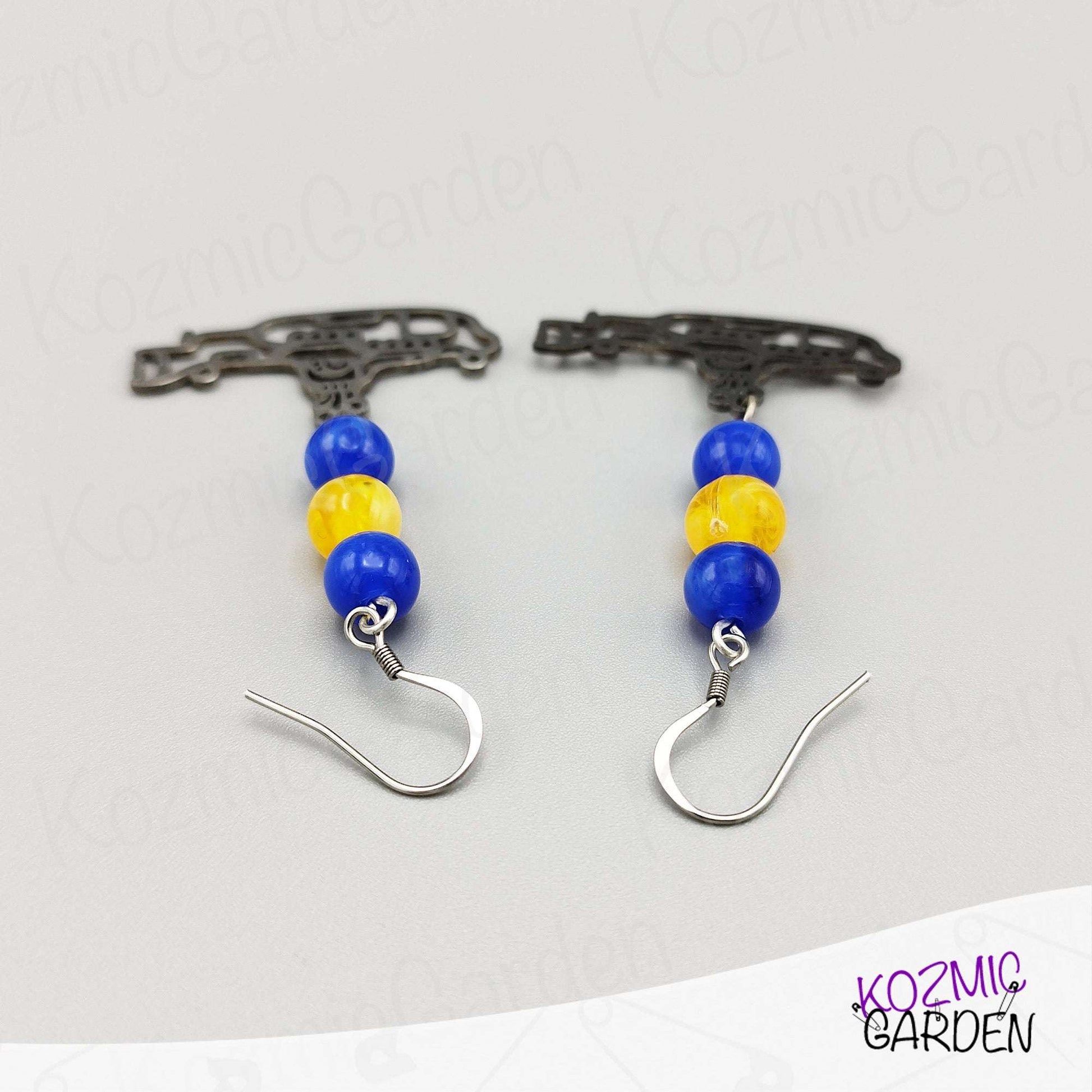 YELLOW SUBMARINE EARRINGS | Cut the cable, drop the cable!