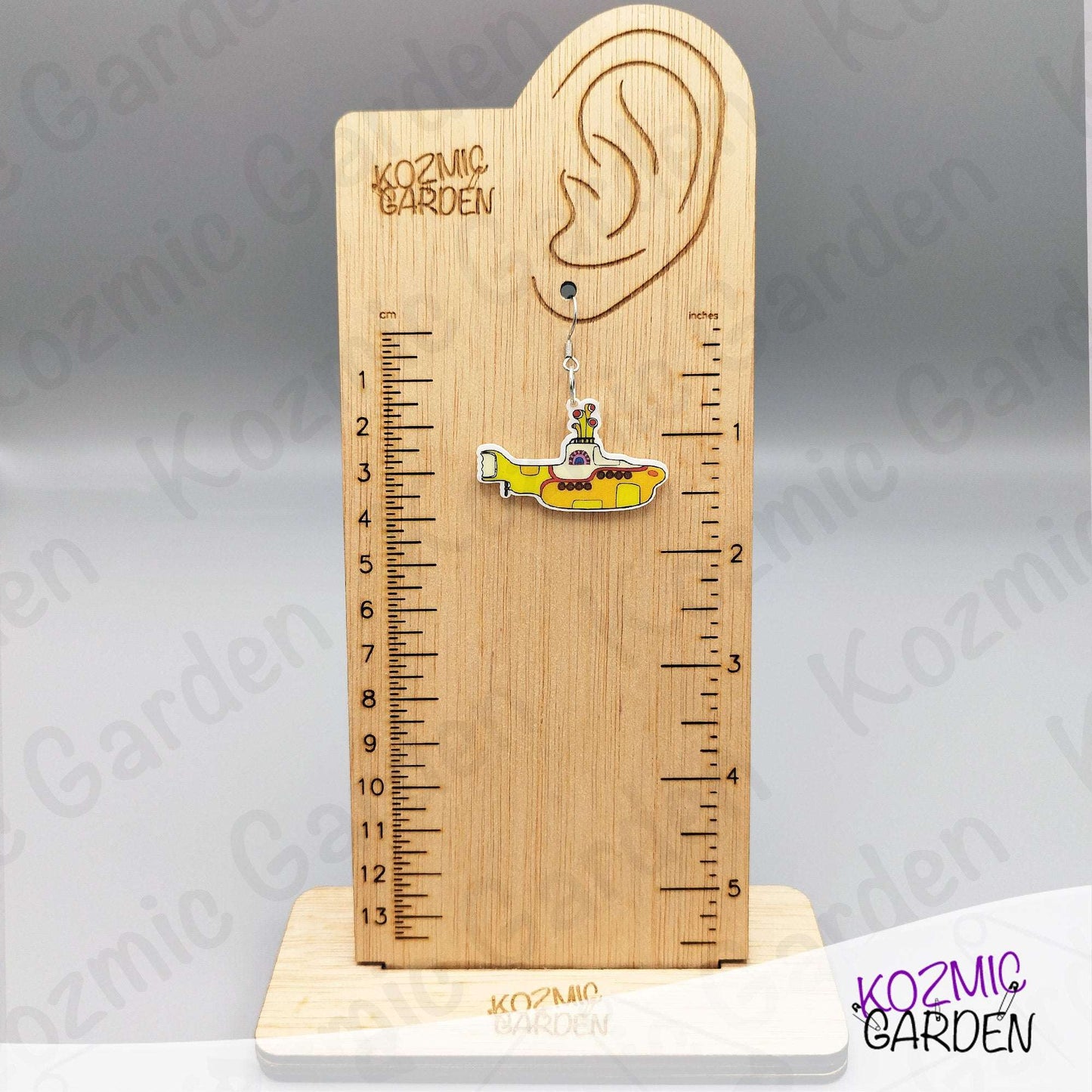 Yellow Submarine Earrings – Colorful Beatles Fun – 60’s Vibes