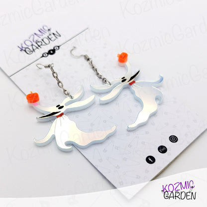 ZERO THE DOG EARRINGS | Just because I cannot see it, doesn't mean I can't believe it!