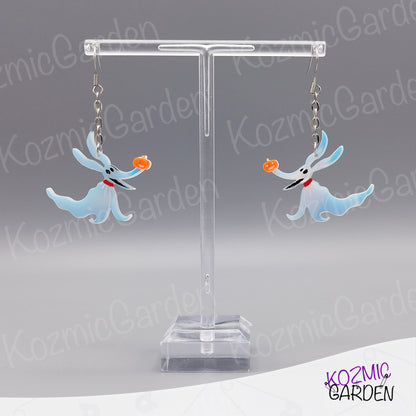 ZERO THE DOG EARRINGS | Just because I cannot see it, doesn't mean I can't believe it!