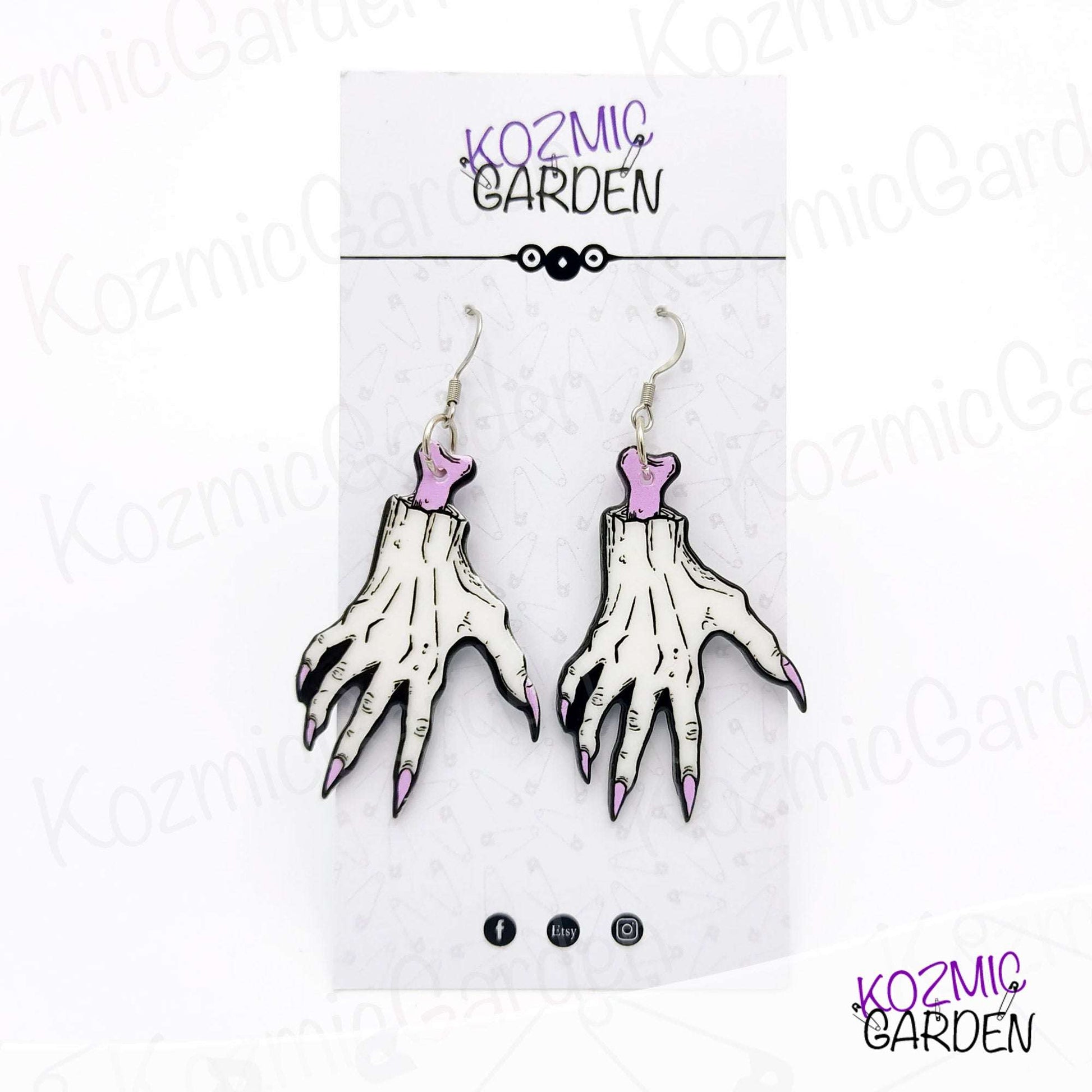 ZOMBIE HANDS EARRINGS