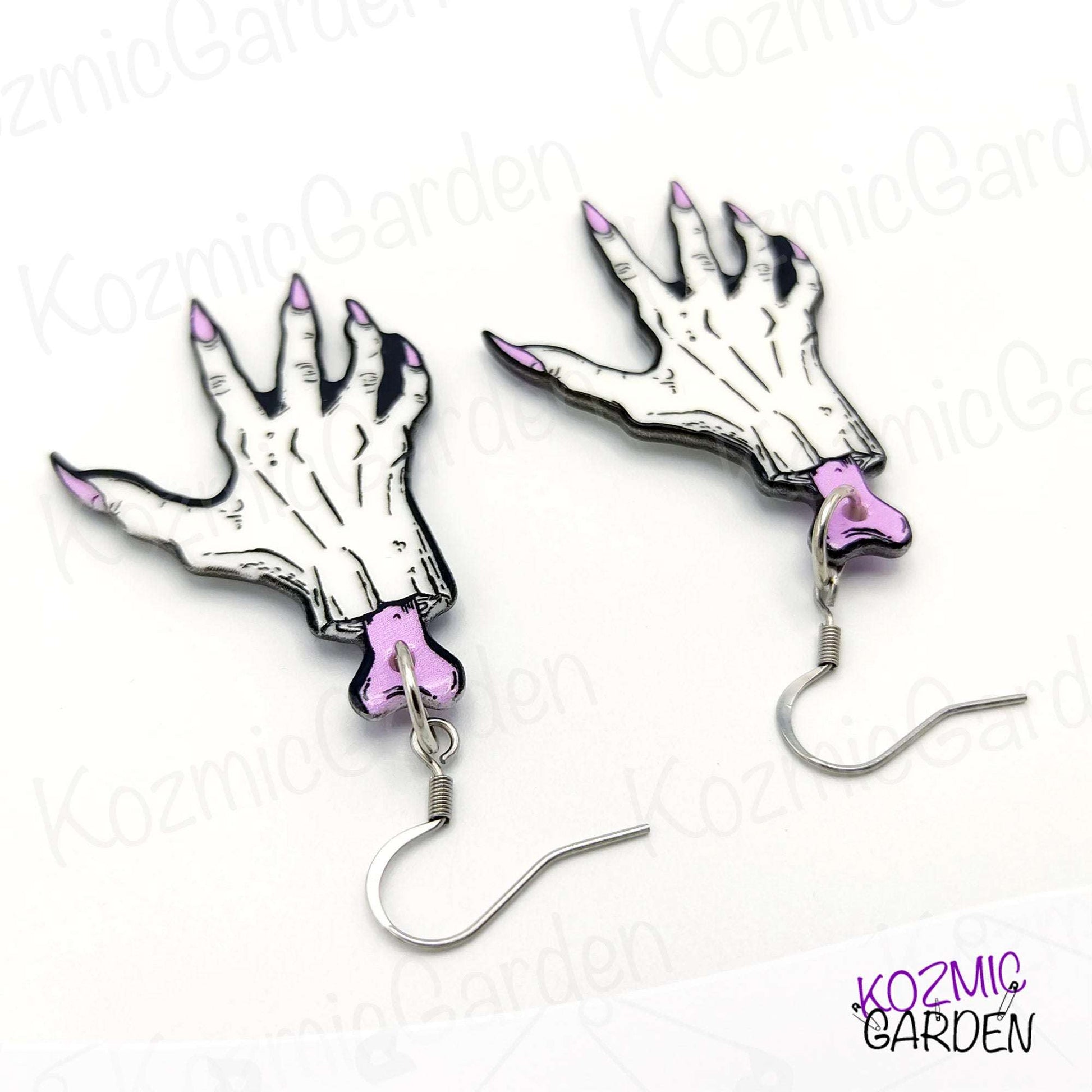 ZOMBIE HANDS EARRINGS
