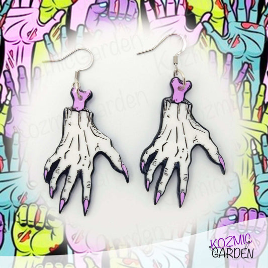 ZOMBIE HANDS EARRINGS
