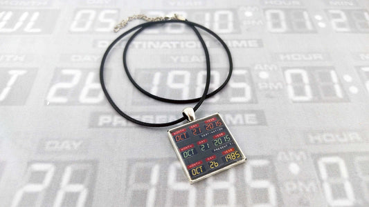 DELOREAN TIME CIRCUITS PENDANT - Kozmic Garden