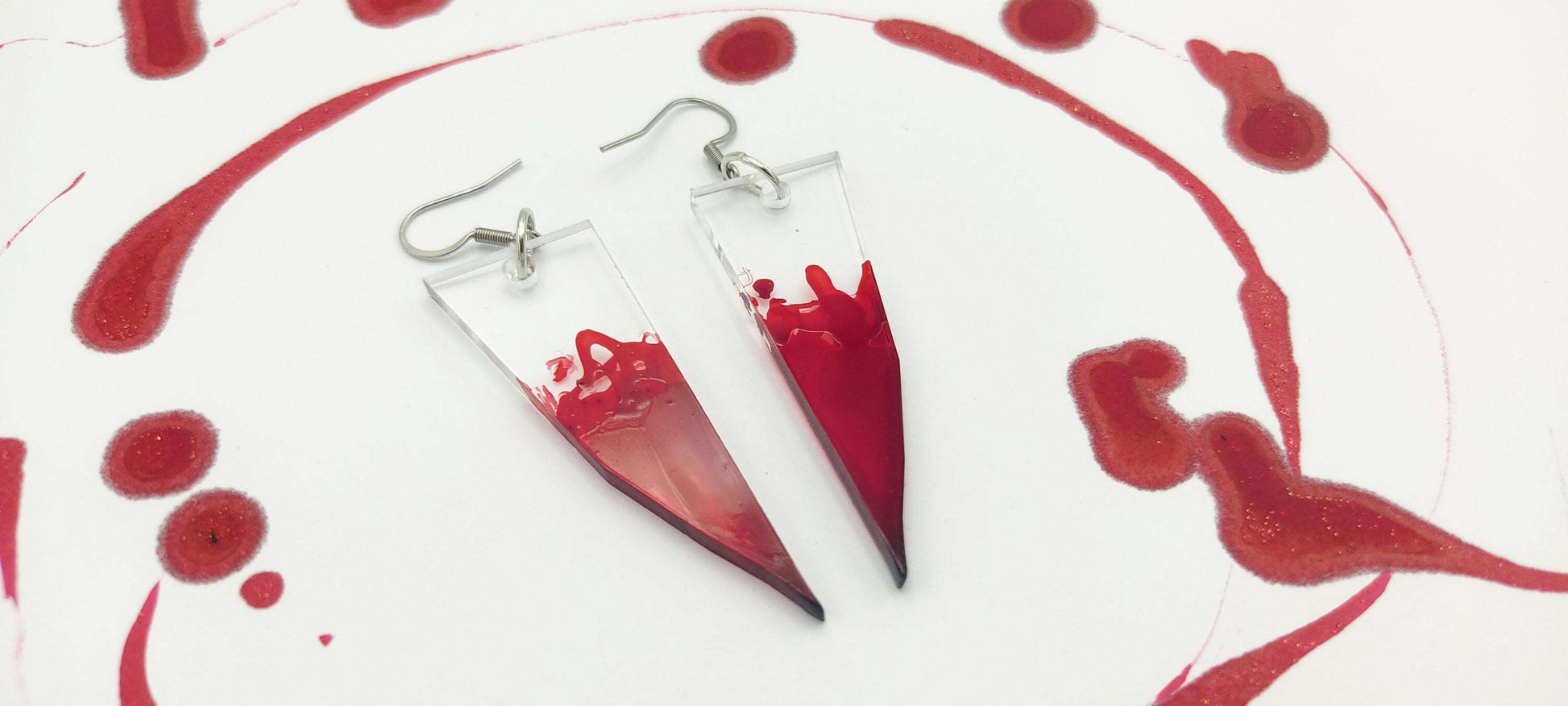 BROKEN GLASS EARRINGS - Kozmic Garden