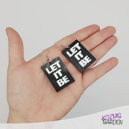 BEATLES "LET IT BE" EARRINGS |  Harmonize Your Style with The Beatles!