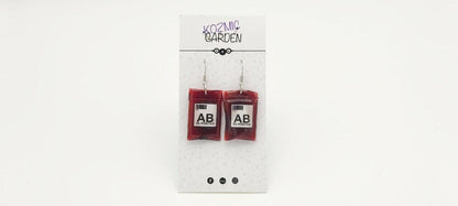 BLOOD BAG EARRINGS - Kozmic Garden