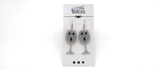 GHOSTY GOBLET EARRINGS - Kozmic Garden