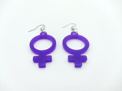 FEMINIST SYMBOL EARRINGS | Make a Statement for Equality!