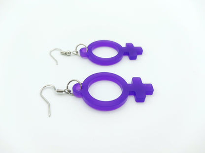 FEMINIST SYMBOL EARRINGS | Make a Statement for Equality!