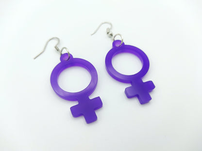 FEMINIST SYMBOL EARRINGS | Make a Statement for Equality!