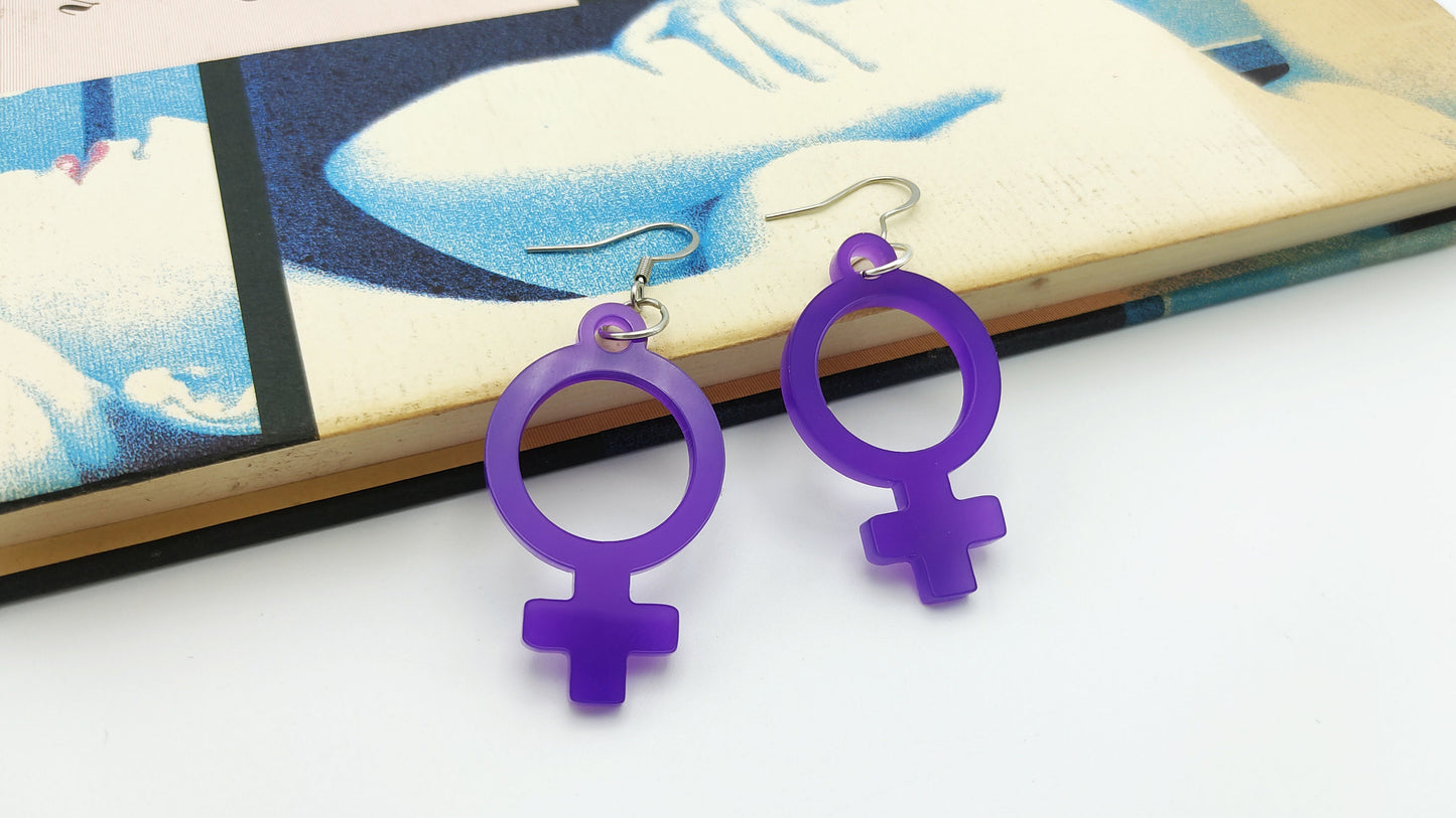 FEMINIST SYMBOL EARRINGS | Make a Statement for Equality!