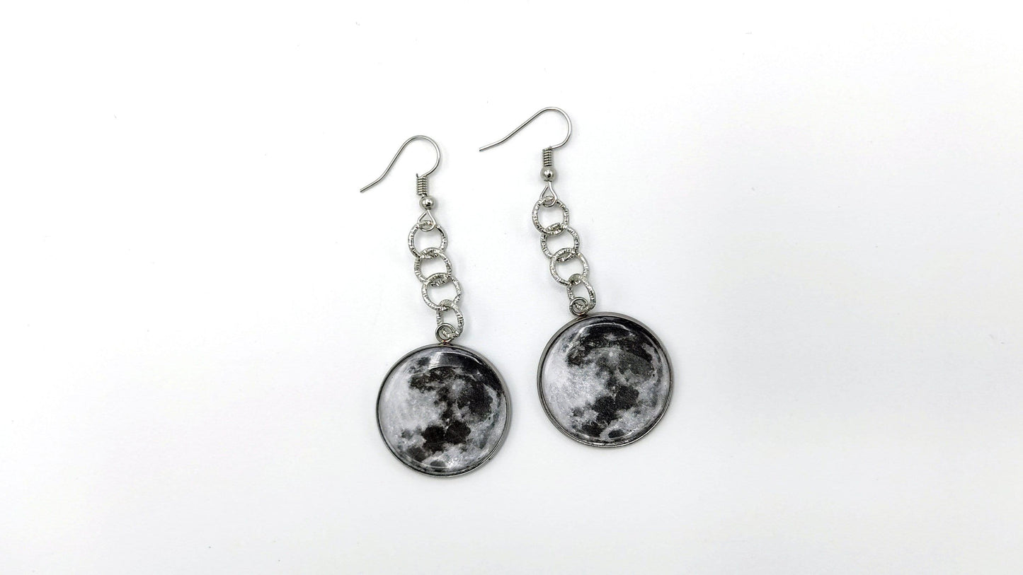FULL MOON EARRINGS - Kozmic Garden