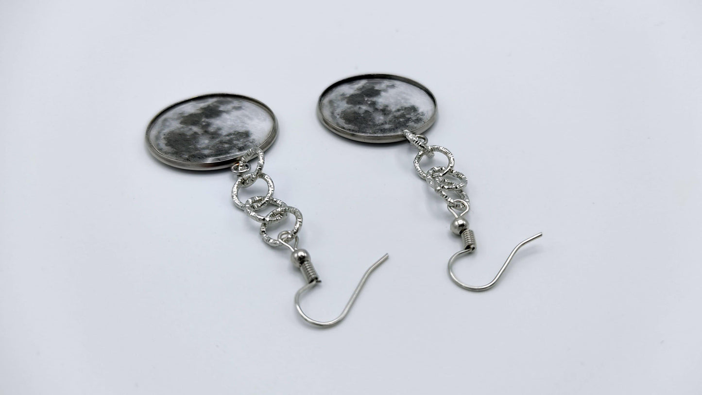 FULL MOON EARRINGS - Kozmic Garden
