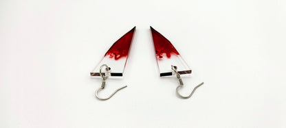 BROKEN GLASS EARRINGS - Kozmic Garden