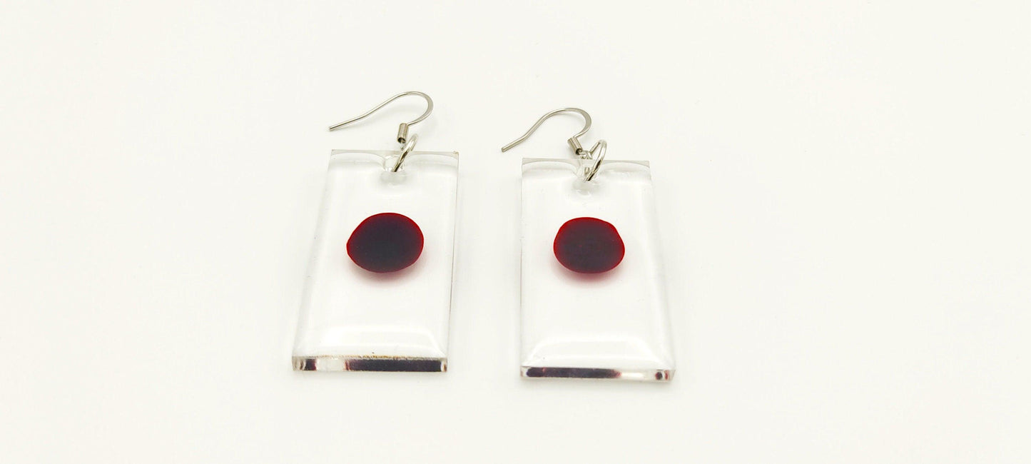 DEXTER's BLOOD SLIDE Earrings - Kozmic Garden