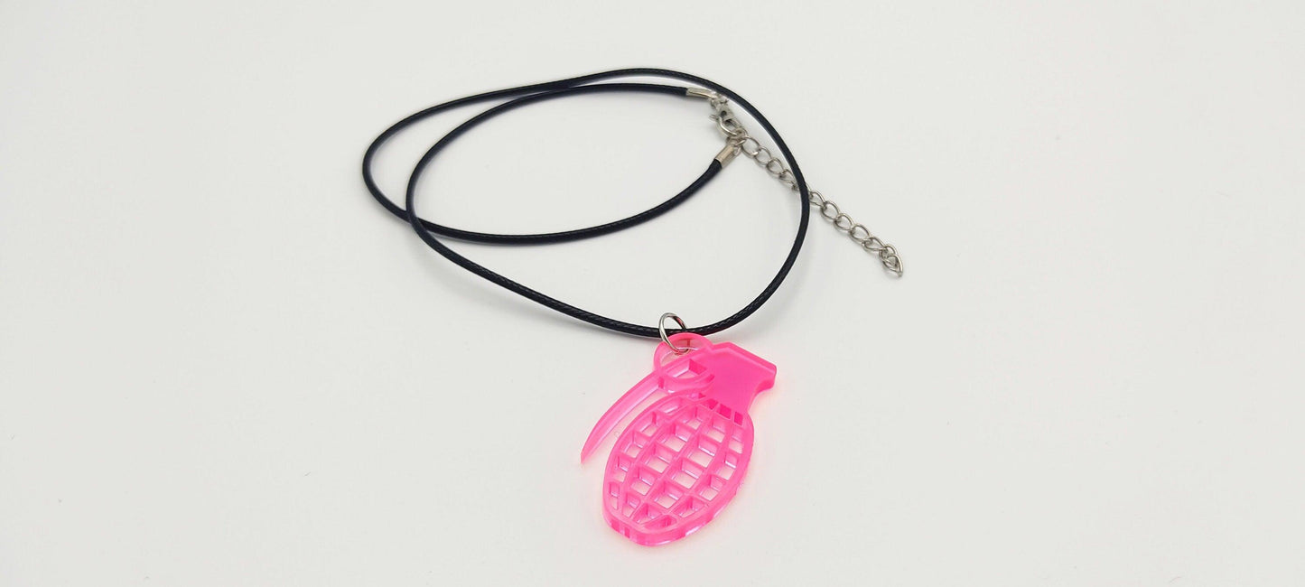 HAND GRENADE PENDANT - Kozmic Garden