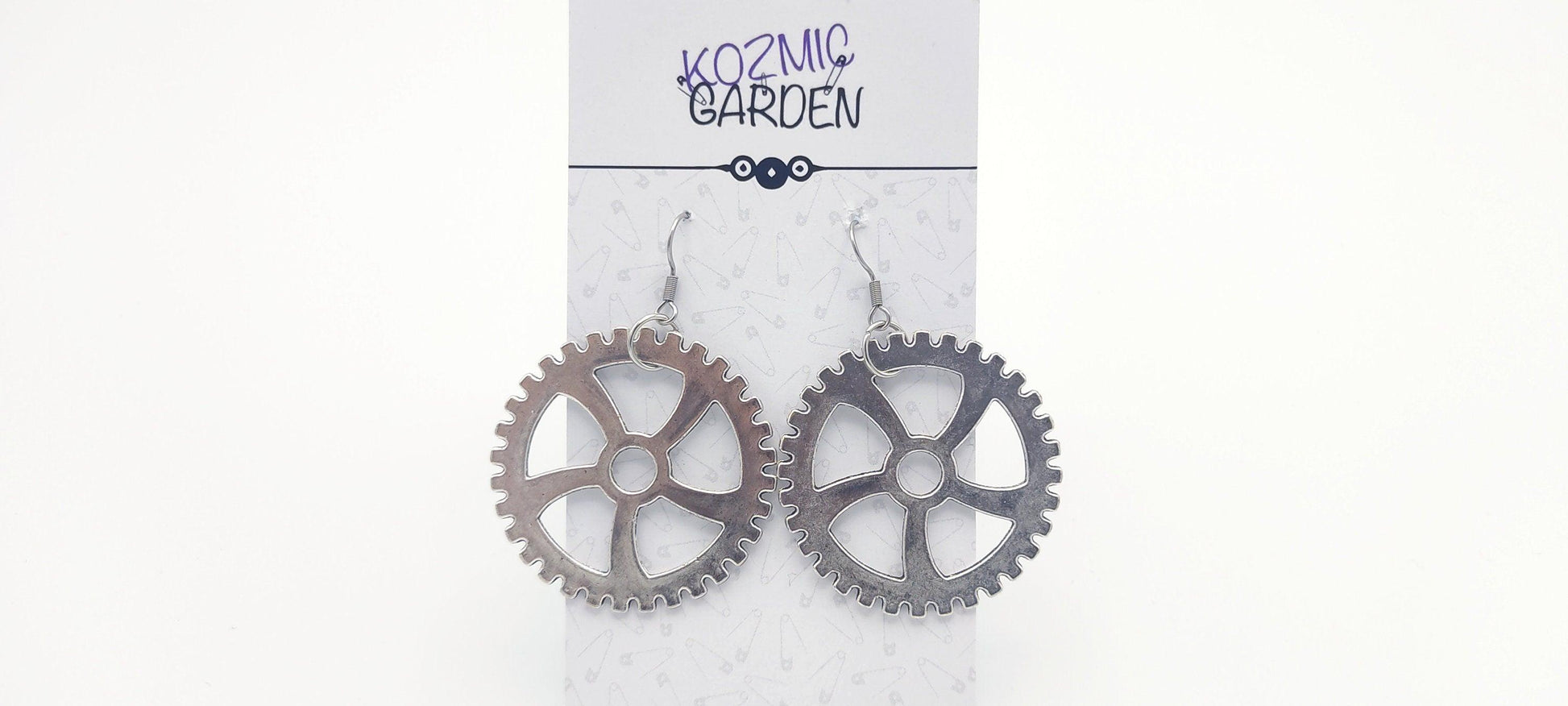 GEAR EARRINGS - Kozmic Garden