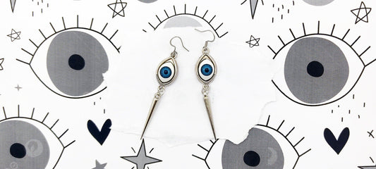 BLUE EYES EARRINGS - Kozmic Garden